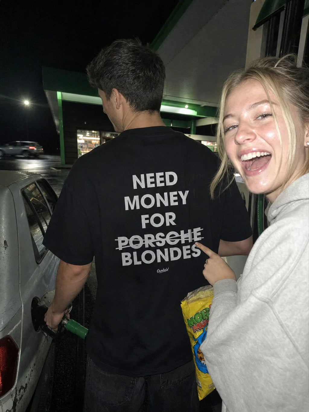 NEED MONEY FOR BLONDES